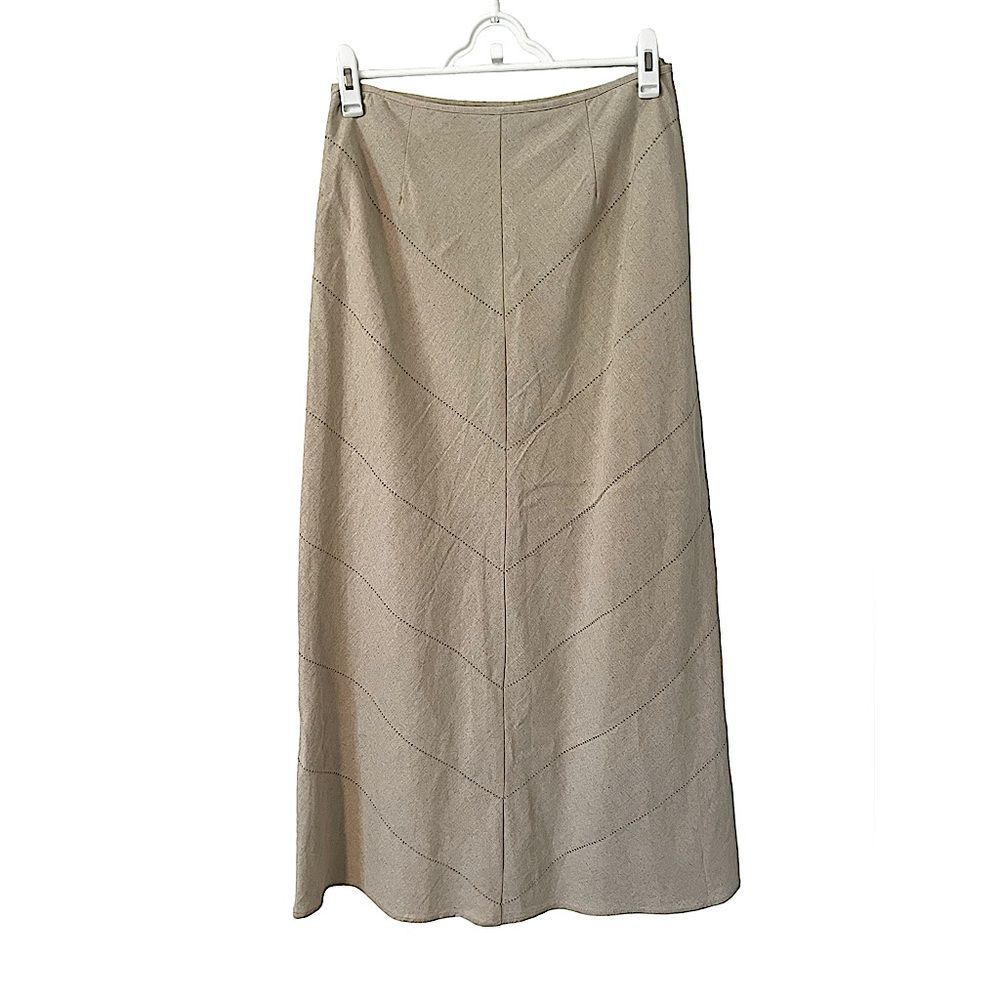 Edward Vintage Maxi Linen Skirt, Woman’s Size 8